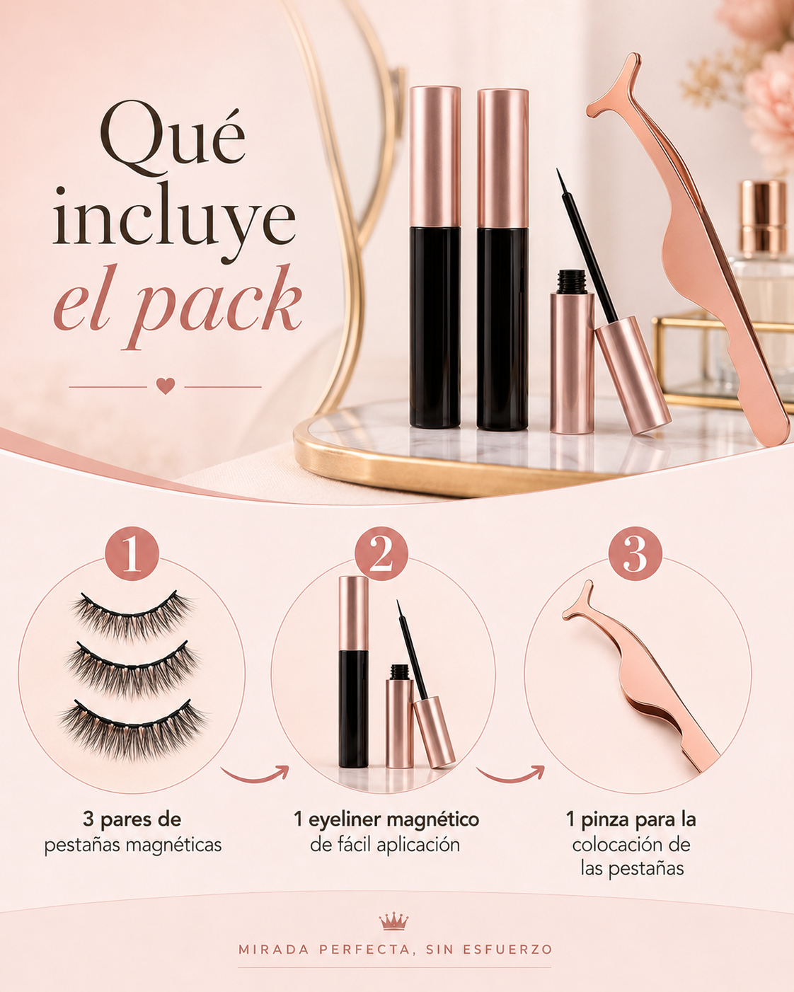 Pack de Pestañas Magnéticas Reutilizables
