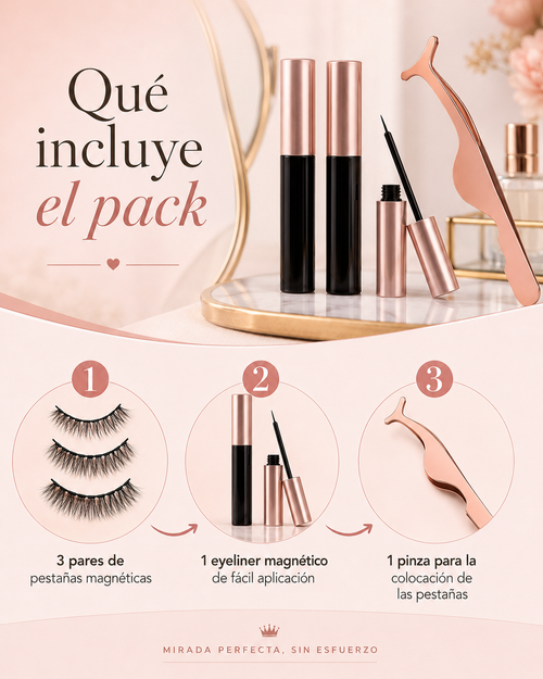 Pack de Pestañas Magnéticas Reutilizables